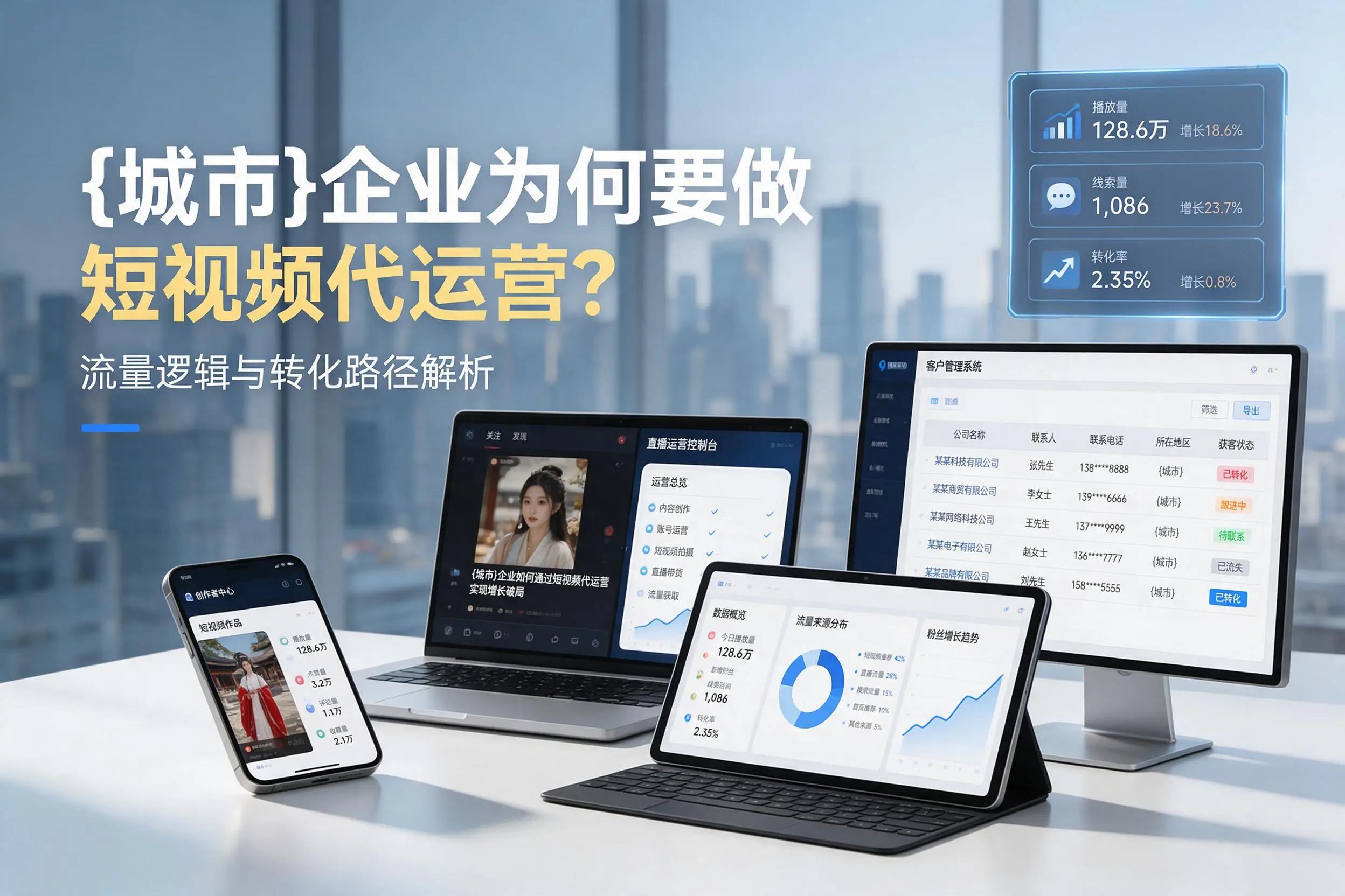 双鸭山企业为何要做短视频代运营？流量逻辑与转化路径解析