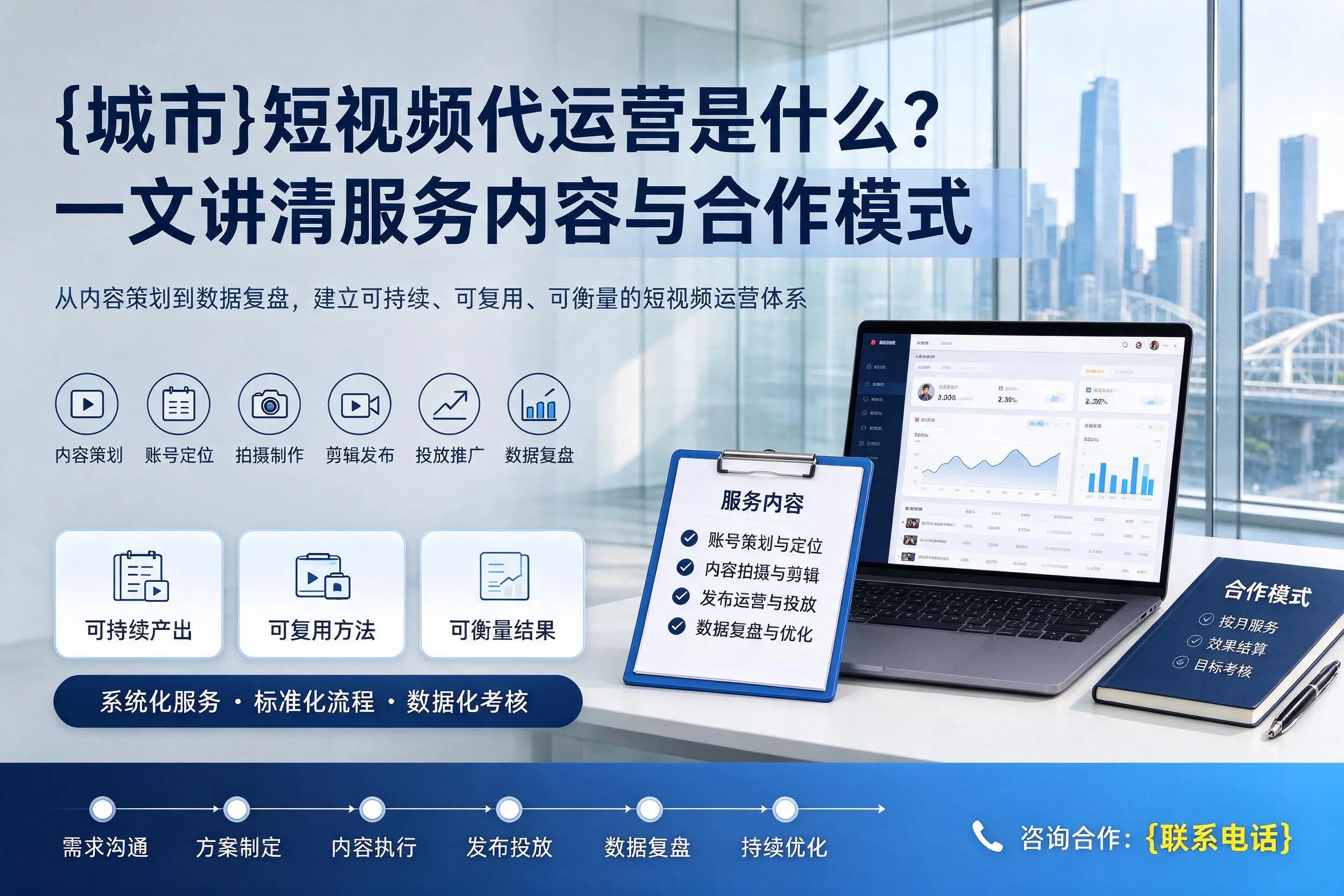 双鸭山短视频代运营是什么?一文讲清服务内容与合作模式