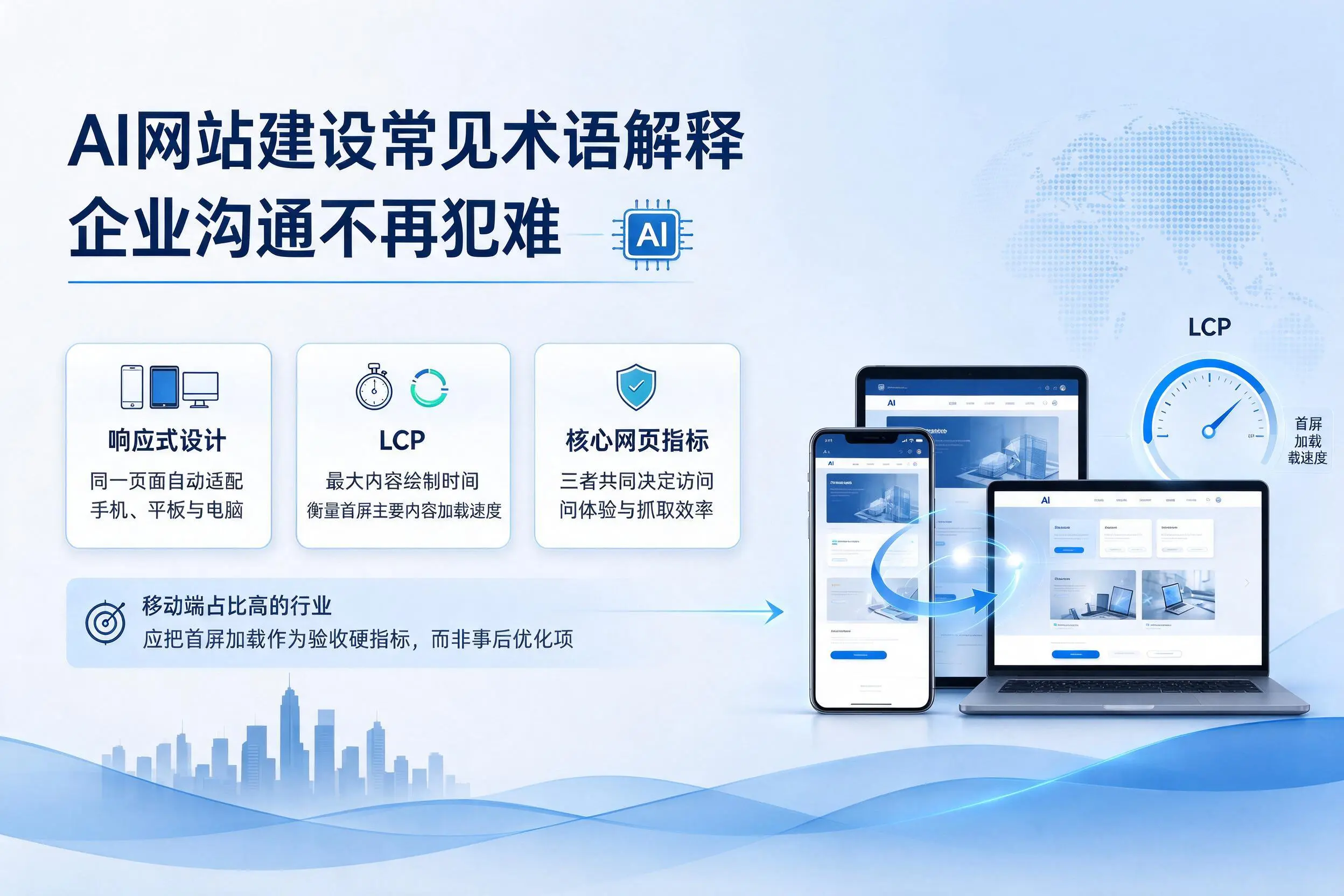 AI网站建设常见术语解释,双鸭山企业沟通不再犯难